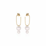 Emilie Duo Pearl Earrings